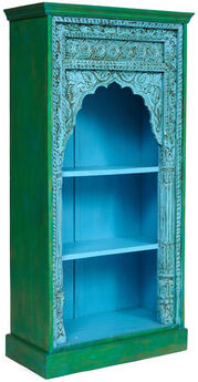 Шкаф книжный Secret de Maison Alhambra (mod. 180224) дерево, 84х168х42см, blue patina