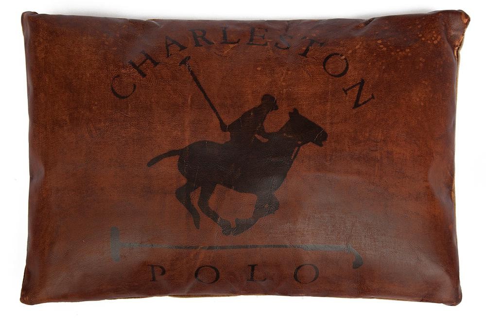 Подушка Secret De Maison POLO ( mod. M-1845 ) кожа буйвола, 60х5х40см, натуральный