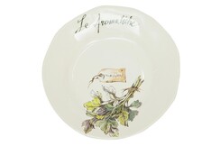 HERBS Salad plate ( mod. SP231 ) | Тарелка для салата "ТРАВЫ" керамика, диам. 23см