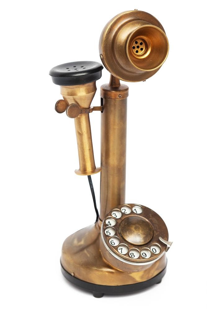 Телефон Secret De Maison Александра Бэлла ( mod.14060 ) латунь, 33х13х15см, античная медь