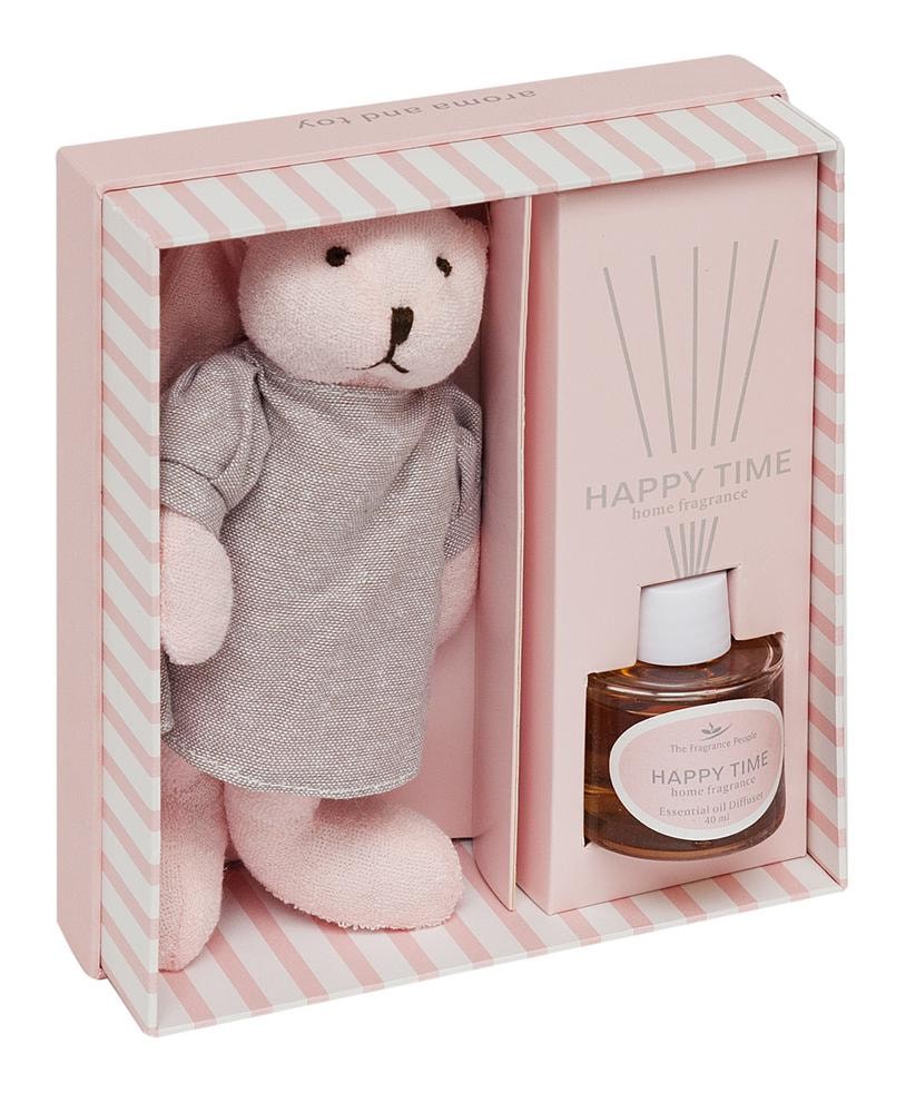 Подарочный ароматический набор Secret De Maison Pink Rabbit  ( mod. TFP 123GF ) текстиль/стекло, 17,2х19,5х7,2см, розовый