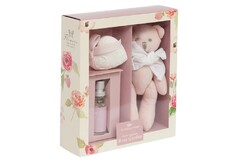Подарочный ароматический набор Secret De Maison Little Pink Teddy Bear ( mod. TFP 126GF ) текстиль/стекло, 14,8х8х17см, розовый
