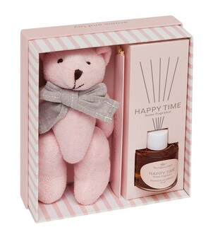 Подарочный ароматический набор Secret De Maison Pink Teddy Bear ( mod. TFP 122GF ) текстиль/стекло, 17,2х19,5х7,2см, розовый
