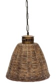 Лампа плетеная Secret De Maison GAVANA ( mod. M-8100 ) металл/тростник, 44 х 44 х 50, натуральный (natural) / медь