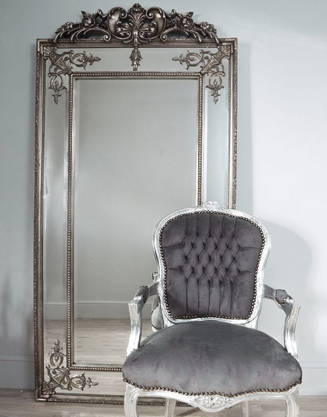 Напольное зеркало Secret de Maison Pablo florentine silver, 200 х 92 х 5, LH143HDS