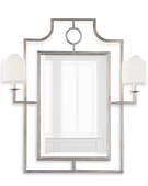 Зеркало с бра Secret de Maison Avan silver, 115 x 105 x 15, LHMF91