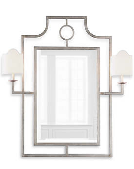 Зеркало с бра Secret de Maison Avan silver, 115 x 105 x 15, LHMF91
