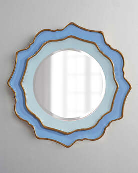 Зеркало Secret de Maison Doroti sky blue, 79 x 79 x 3, LH2282blue