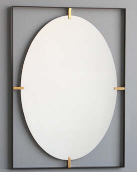 Зеркало Secret de Maison Tairel black/gold, 99 x 70 x 3, LHDWM5546RJ