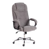 Кресло Easy Chair Priority хром флок , серый, 29