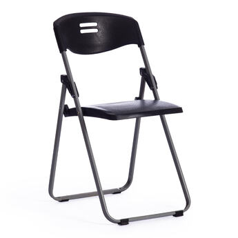 Стул складной FOLDER CHAIR 2 (mod. 222) каркас: металл, сиденье/спинка: пластик,, 47 х 46 х 81 см, Black (черный)