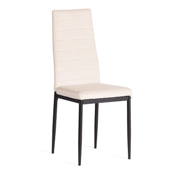 Стул Easy Chair (mod. 24-1) металл, вельвет, 49 х 41 х 98 см, light beige (светло-бежевый) HLR2 / черный