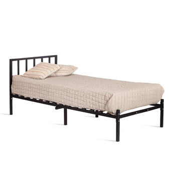 Кровать Bruno металл, 90*200 см, черный