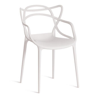 Стул Cat Chair (mod. 028) пластик, 53 x 59 x 82,5 см, белый (White C0057)