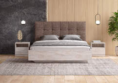 Кровать Secret de Maison Vena ясмунд/бежевый (велюр), 130 х 200 х 112