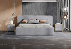 Кровать Secret de Maison Europa серый (фултон), 130 х 225 х 93