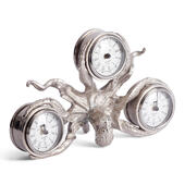 Часы настольные Secret De Maison OCTOPUS ( mod. 9686 ) алюминиевый сплав, 33,5x14x21,5 см, никель/nickel