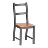 Стул Соната / Sonata chair массив сосны, 41х50х95 см, антик /графит