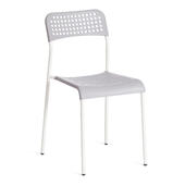 Стул ADDE (mod. C-049) металл/пластик, 39 х 49 х 78 см, Grey(серый)/White(белый) разборный