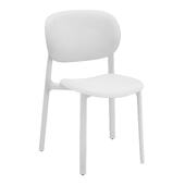 Стул ADORE (mod. XRB-1025) пластик, белый (white), 41 х 53 х 81,5 см