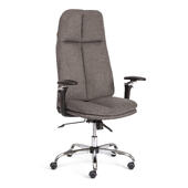 Кресло Eton хром 5D ткань, серый, KUB 05