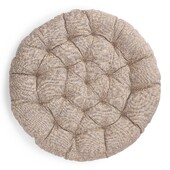 23/01 Матрац для кресла "Папасан" рогожка, меланж, 125х125х15см