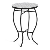 Столик Secret de Maison Дижон/Dijon мозаика/металл, белая мозаика/черный металл
