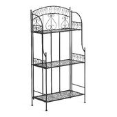 Этажерка Secret de Maison Шарлотта/Charlotte металл, черный, 62х32х117 см