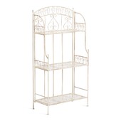 Этажерка Secret de Maison Шарлотта/Charlotte металл, античный белый, 62х32х117 см
