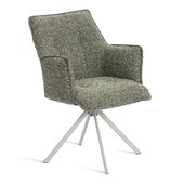 Кресло Луц/Lutz металл капучино 360, букле, оливковый