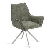 Кресло Мурано/Murano металл капучино 360, букле, олива