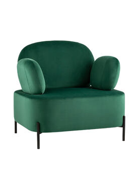Кресло Кэнди велюр зелёный УТ000035881