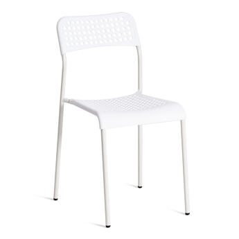 Стул ADDE (mod. C-049) металл/пластик, 39 х 49 х 78 см, White(белый) разборный