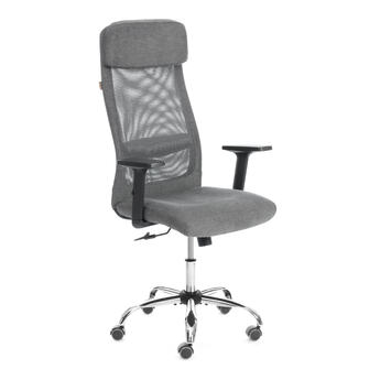 Кресло PROFIT PLT хром ткань, серый, KUB 05/W-12