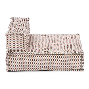 Модуль мягкий прямой Secret De Maison LICI (mod. 10099) шенилл жаккардового плетения, TD Smalta/2