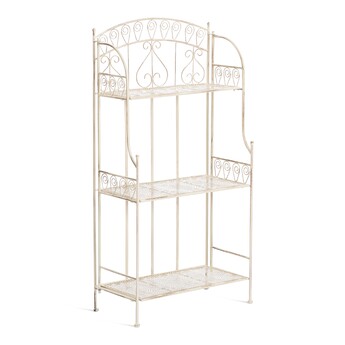 Этажерка Secret de Maison Шарлотта/Charlotte металл, античный белый, 62х32х117 см