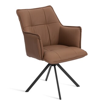 Кресло Луц/Lutz опора 360, экокожа люкс классик 18-24, коричневый