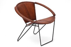 Кресло Secret De Maison NEMO ( mod. M-3240 ) кожа буйвола / металл, 71,5х79х70см, коричневый