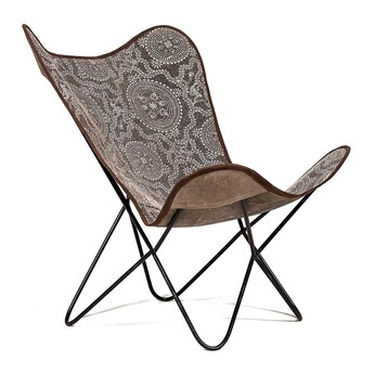 Кресло Secret De Maison NEWTON ( mod. М-17572) металл/ткань, 75х75х90см, черный