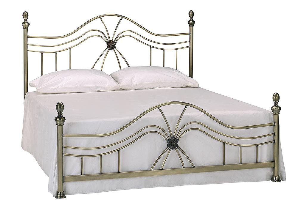 Кровать металлическая BEATRICE 160*200 см, цвет: Античная медь (Antique Brass)