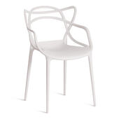 Стул Cat Chair (mod. 028) пластик, 54,5*56*84см, белый, 018