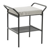 Пуф/стол Ergo/Эрго рогожка, серо-бежевый, 3M 16/2