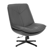 Кресло лаунж Cosmo экокожа, графит