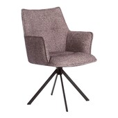 Кресло Lutz/Луц опора 360, велюр/букле, vt шейп какао