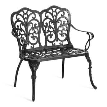 Скамья Secret de Maison Symphonie/Симфония сплав металла/алюминий, 95х56х92см, черный