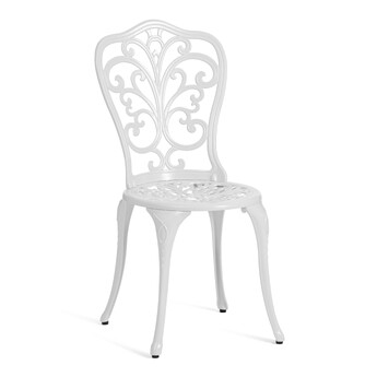 Стул Secret de Maison Mozart/Моцарт алюминиевый сплав, 53х41х89см, античный белый