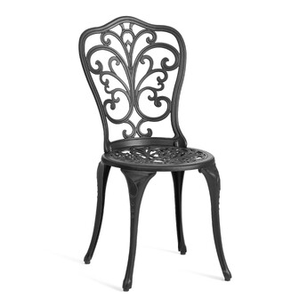 Стул Secret de Maison Mozart/Моцарт алюминиевый сплав, 53х41х89см, черный