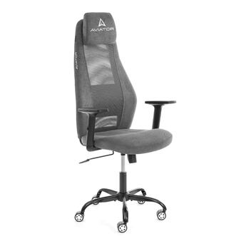 Кресло AVIATOR PLT metalBL ткань, серый, KUB 05/W-12