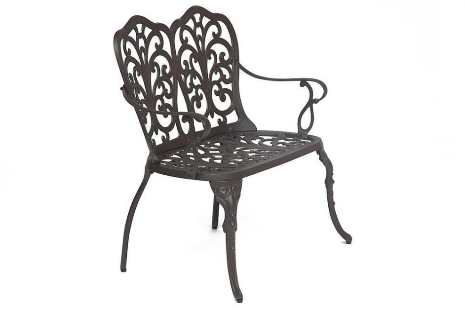 Скамья Secret De Maison Symphonie сплав металла/алюминий, 95х56х92см, бронза