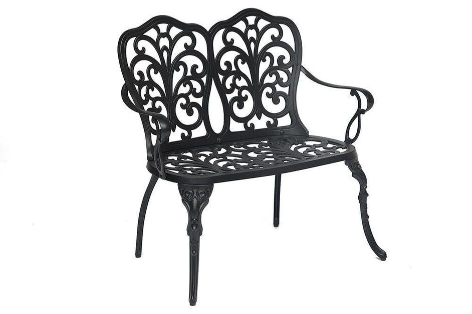 Скамья Secret De Maison Symphonie сплав металла/алюминий, 95х56х92см, черный